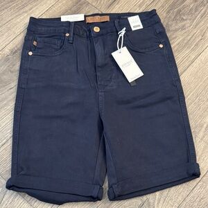 Judy Blue High Waist Shorts - Deep Blue